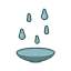 Игровой значок индикатора Wet.