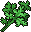 Игровой значок Parsley: пучок резных зелёных листьев
