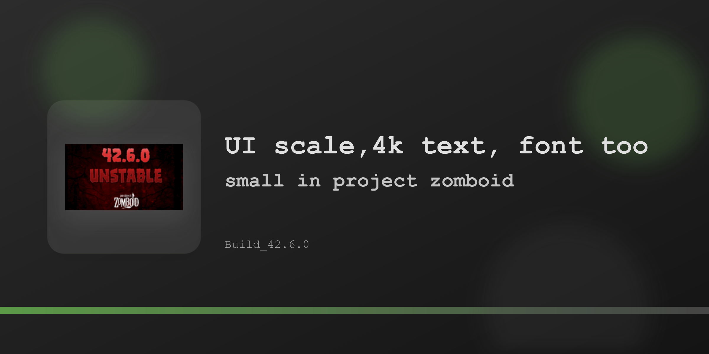 Как исправить мелкий интерфейс и шрифт на 4K в Project Zomboid Build 42.19.