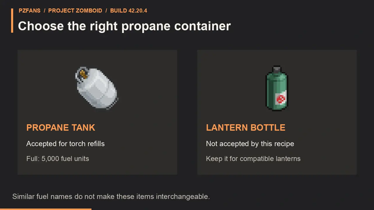 Сравнение Propane Tank и Propane Lantern Bottle