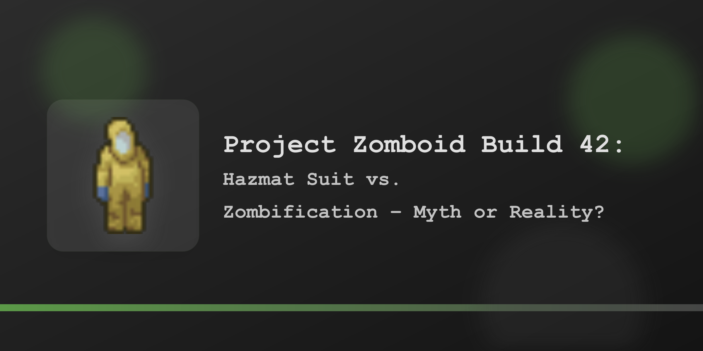 Игровой Hazmat Suit в Project Zomboid