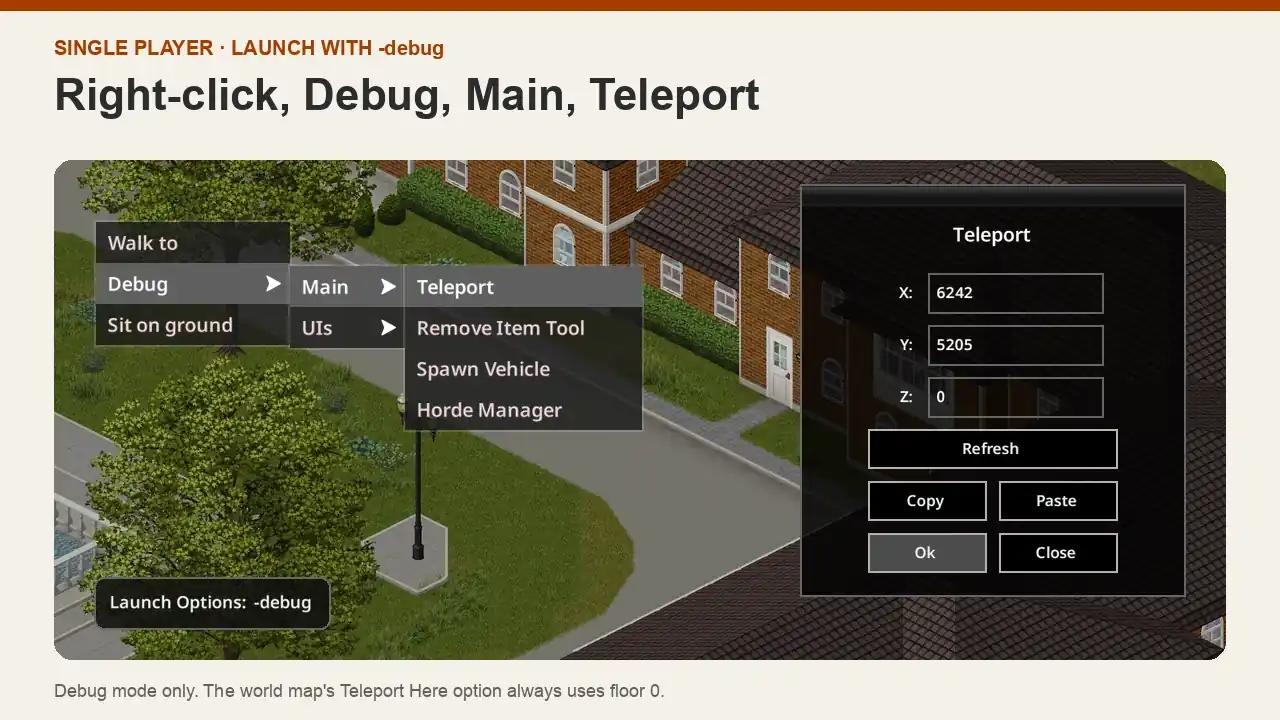 Иллюстрация: меню debug