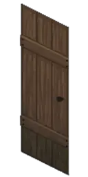 Значок деревянной двери.